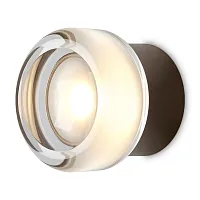 Бра LED Retro FR5603WL-L3TR Freya прозрачный на 1 лампу, основание никель в стиле современный хай-тек 