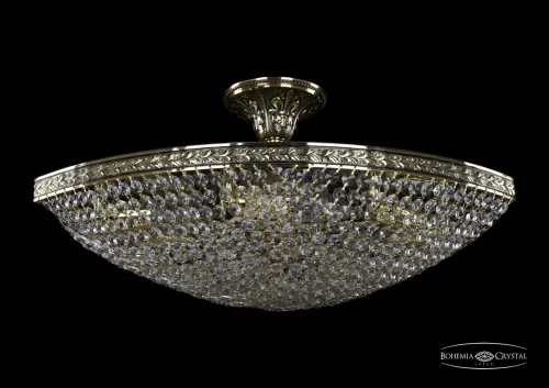 Люстра потолочная хрустальная 19323/55IV GB Bohemia Ivele Crystal прозрачная на 6 ламп, основание золотое в стиле классический sp фото 2