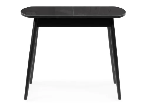 Стеклянный стол Калверт черный 551085 Woodville столешница чёрная из стекло лдсп фото 2