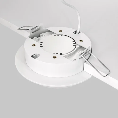 Светильник точечный Hoop DL086-GX53-RD-W Maytoni белый 1 лампа, основание белое в стиле современный  фото 7