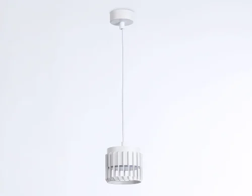Светильник подвесной TN71170 Ambrella light белый 1 лампа, основание белое в стиле хай-тек современный  фото 2