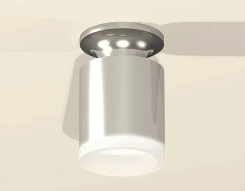 Светильник накладной Techno spot XS6305043 Ambrella light серебряный 1 лампа, основание серебряное в стиле современный круглый фото 3