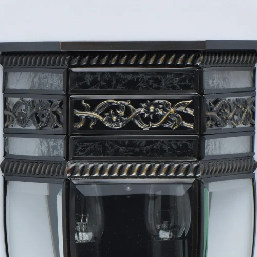 Бра Корсо 801020702 Chiaro прозрачный на 2 лампы, основание чёрное в стиле кантри  фото 5