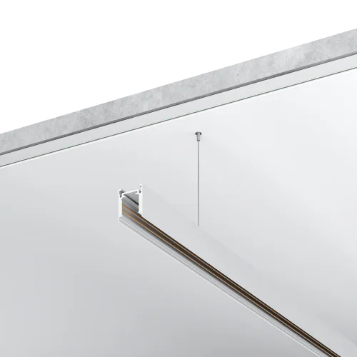 Шинопровод магнитный накладной 2м Skyline 48+ ST1003.529.00 ST-Luce белый в стиле хай-тек для светильников серии Skyline 48+ шинопровод магнитный накладной