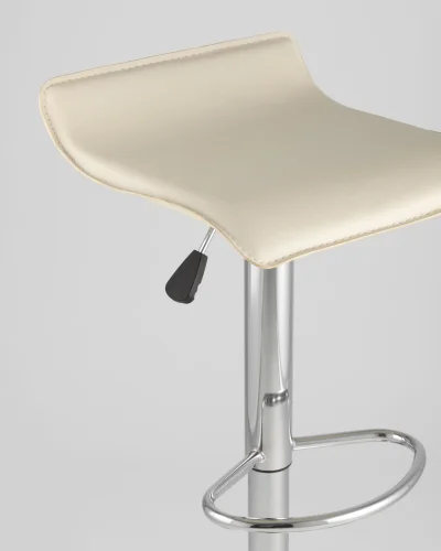 Стул барный hi-tec NEW, бежевый NP ( набор 2 шт) УТ000038633 Stool Group, /экокожа, ножки/металл/, размеры - 630*830**** фото 3