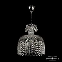 Светильник подвесной 14781/30 Ni R Bohemia Ivele Crystal прозрачный 5 ламп, основание никель в стиле классический r