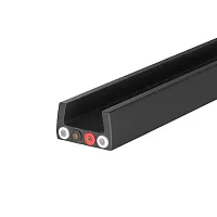 Шинопровод 10м Magnetic track system Elasity TRX160-1110B Maytoni чёрный в стиле для светильников серии Magnetic track system Elasity шинопровод elasity гибкая