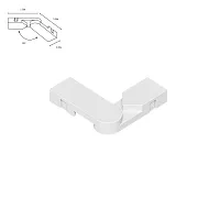 Коннектор с изменяемым углом для шинопровода (трека) Rapid A613833R Arte Lamp белый в стиле для светильников серии Rapid rapid тонкая магнитная Коннектор с изменяемым углом для шинопровода (трека) Rapid A613833R Arte Lamp белый в стиле для светильников серии Rapid rapid тонкая магнитная