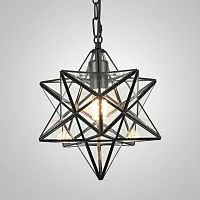Светильник подвесной Star 189645-26 ImperiumLoft серый 1 лампа, основание чёрное в стиле модерн 