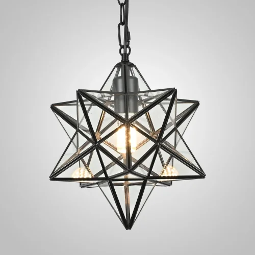 Светильник подвесной Star 189645-26 ImperiumLoft серый 1 лампа, основание чёрное в стиле современный 