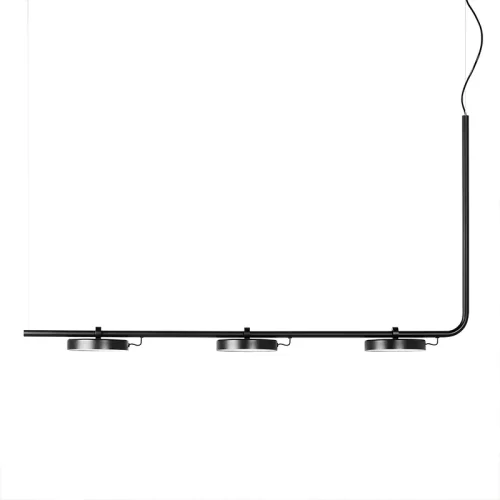 Светильник подвесной CARY-LONG 151261-26 ImperiumLoft белый 3 лампы, основание чёрное в стиле современный лофт 