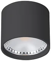 Светильник накладной LED Altair WTA.O02.607.V0.07 Wertmark чёрный на 1 лампу, основание чёрное в стиле хай-тек современный круглый