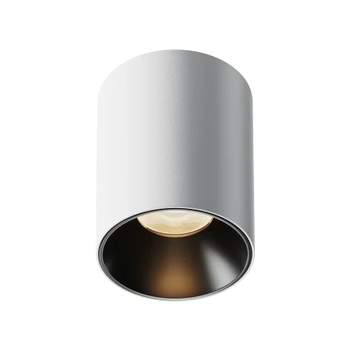 Светильник накладной LED Alfa LED C064CL-12W3K-RD-WB Maytoni белый на 1 лампу, основание белое в стиле современный хай-тек круглый