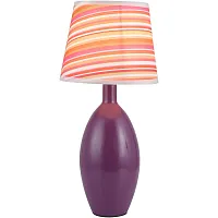 Настольная лампа Marian TL32805-T Toplight розовая разноцветная на 1 лампу, основание фиолетовое керамика в стиле современный 