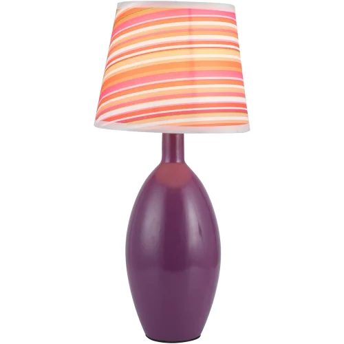 Настольная лампа Marian TL32805-T Toplight разноцветная розовая 1 лампа, основание фиолетовое керамика в стиле современный 