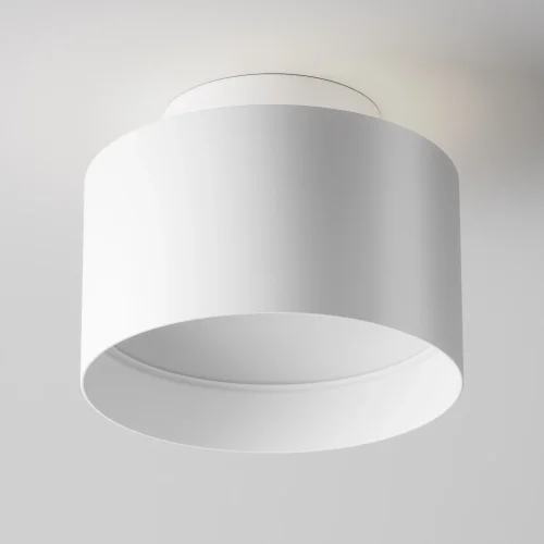 Светильник накладной LED Planet C009CW-L16W4K Maytoni белый на 1 лампу, основание белое в стиле современный хай-тек круглый фото 6