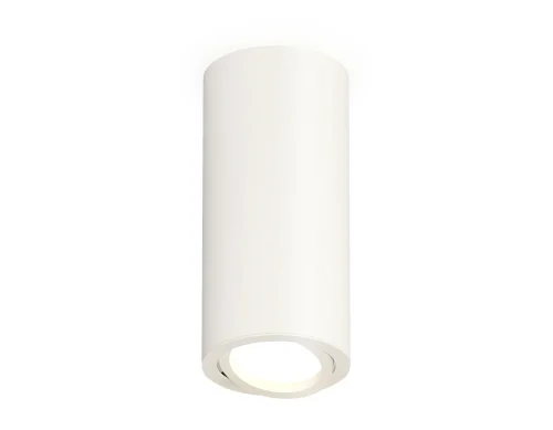 Светильник накладной XS7442001 Ambrella light белый 1 лампа, основание белое в стиле хай-тек современный круглый