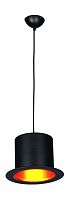 Светильник подвесной Venice OML-34616-01 Omnilux чёрный 1 лампа, основание чёрное в стиле современный 