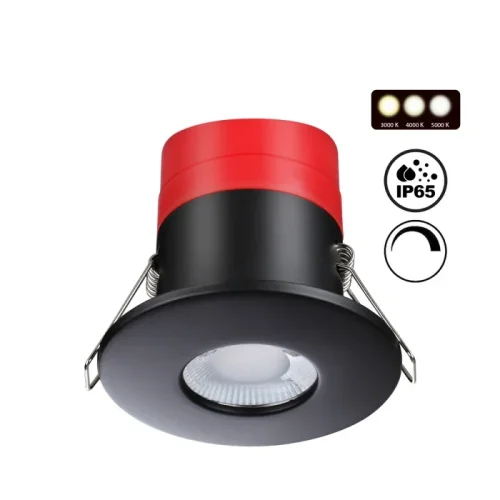 Светильник точечный LED Regen 358638 Novotech чёрный 2 лампы, основание чёрное в стиле современный хай-тек 
