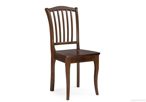 Деревянный стул Вранг орех 554135 Woodville, /, ножки/массив березы дерево/орех, размеры - ****410*450
