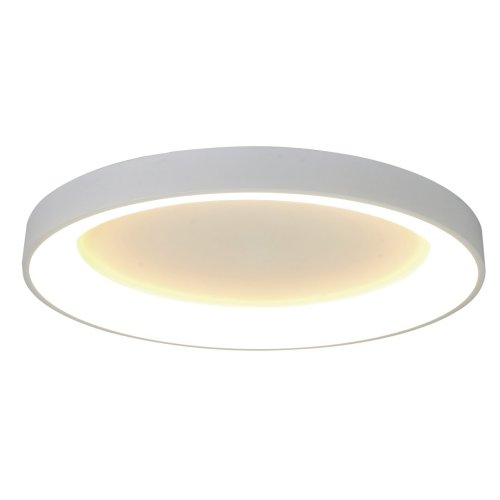 Люстра потолочная LED с пультом Niseko 8638 Mantra белая на 1 лампа, основание белое в стиле современный хай-тек с пультом фото 2