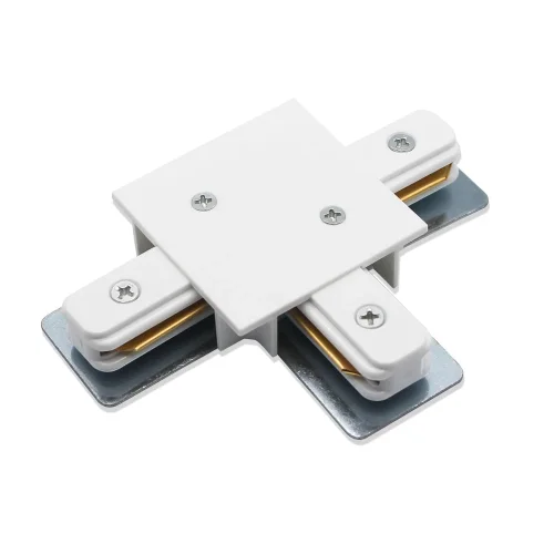 Коннектор для встраиваемого шинопровода T Track Accessories A140133 Arte Lamp белый в стиле для светильников серии Track Accessories встраиваемый однофазный