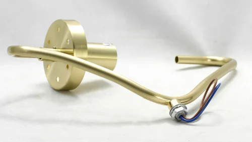Бра Arlington GRLSP-8102 Lussole прозрачный на 1 лампа, основание матовое золото в стиле современный  фото 4
