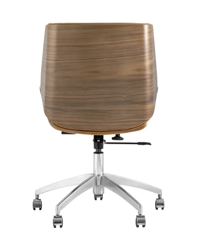 Кресло офисное TopChairs Crown NEW, коричневое УТ000031357 Stool Group, коричневый/экокожа, ножки/металл/хром, размеры - ****600*620 фото 6