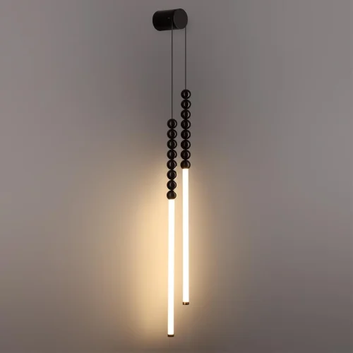Бра Monella 7149/16WL Odeon Light чёрный на 1 лампу, основание чёрное в стиле современный классический бусы фото 4 Бра Monella 7149/16WL Odeon Light чёрный на 1 лампу, основание чёрное в стиле современный классический бусы фото 4