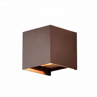 Настенный светильник LED Davos 7650 Mantra уличный IP54 коричневый 1 лампа, плафон коричневый в стиле хай-тек современный LED