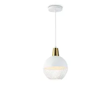 Светильник подвесной TR8502 Ambrella light белый на 1 лампу, основание белое в стиле лофт 