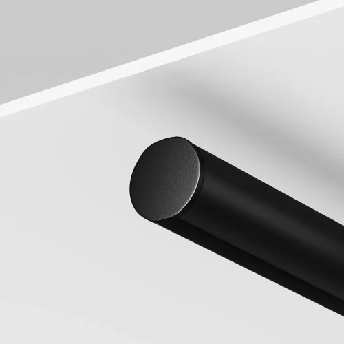 Шинопровод круглый подвесной 2 м Magnetic track system Levity TRX184-R-112B Maytoni чёрный в стиле современный хай-тек для светильников серии Magnetic track system Levity накладной шинопровод levity магнитная фото 7