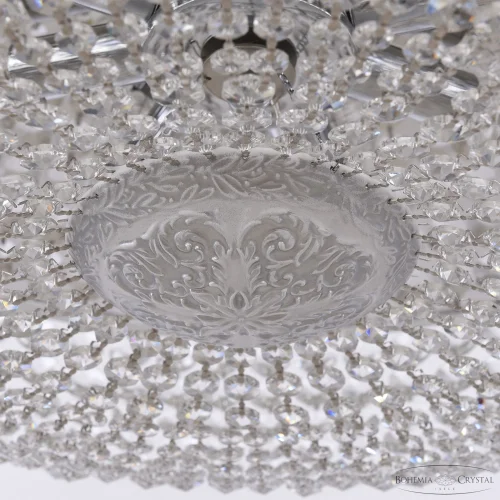 Люстра потолочная AL19111/55OL WMN Bohemia Ivele Crystal прозрачная на 8 ламп, основание никель в стиле классический r фото 3