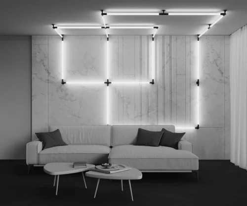Светильник Larc для системы освещения Shelf 3000К 13Вт 360° C148CL-L900-13W3K-B Maytoni белый для шинопроводов серии Модульная система освещения Shelf чёрный фото 9