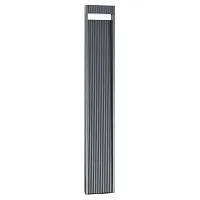 Парковый светильник LED Arneb A2148PA-1BK Arte Lamp уличный IP65 чёрный на 1 лампу, плафон чёрный в стиле хай-тек современный LED