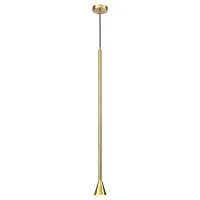 Светильник подвесной Pipa 3884/1G Odeon Light золотой на 1 лампу, основание золотое в стиле современный 