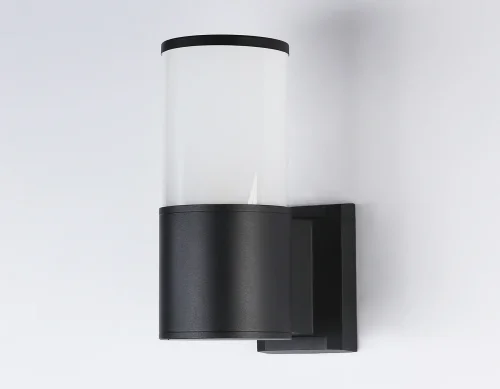 Настенный светильник ST2451 Ambrella light уличный IP54 чёрный 1 лампа, плафон белый в стиле хай-тек современный E27 фото 4