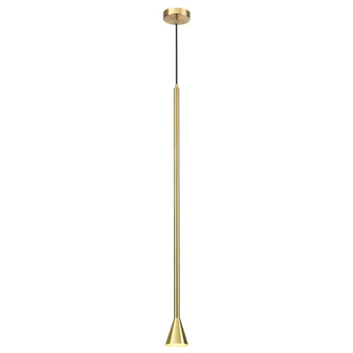 Светильник подвесной Pipa 3884/1G Odeon Light золотой на 1 лампу, основание золотое в стиле современный 