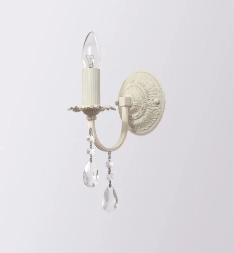 Бра TORINO W135.1 Ivory Lucia Tucci без плафона на 1 лампа, основание бежевое в стиле классический арт-деко 