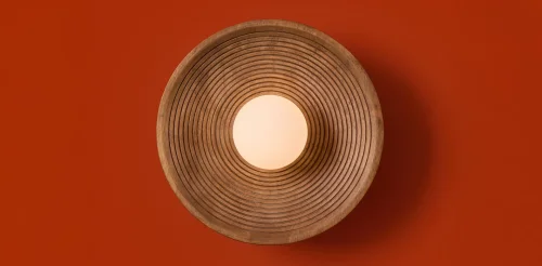 Бра Albero FR5589WL-01T1 Freya белый коричневый на 1 лампу, основание латунь в стиле современный кантри фото 3