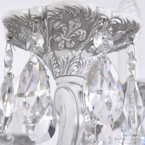 Люстра подвесная AL78101/12/300 A WMN Bohemia Ivele Crystal без плафона на 12 ламп, основание белое никель патина в стиле классический sp фото 5