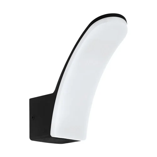 Настенный светильник LED Fiumicino 98148 Eglo уличный IP44 чёрный 1 лампа, плафон белый в стиле современный LED