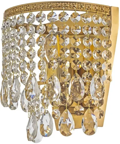 Бра Stella E 2.10.503 G Arti Lampadari прозрачный на 1 лампа, основание золотое в стиле классический 