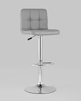 Стул барный Малави LITE, серый NP УТ000037679 Stool Group, серый/экокожа, ножки//хром, размеры - 860*1080***400*435