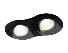 Светильник точечный TN1025 TN102507 Ambrella light чёрный 2 лампы, основание чёрное в стиле хай-тек модерн 
