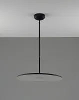 Светильник подвесной LED Keiro V11106-PL Moderli чёрный на 1 лампу, основание чёрное в стиле современный 