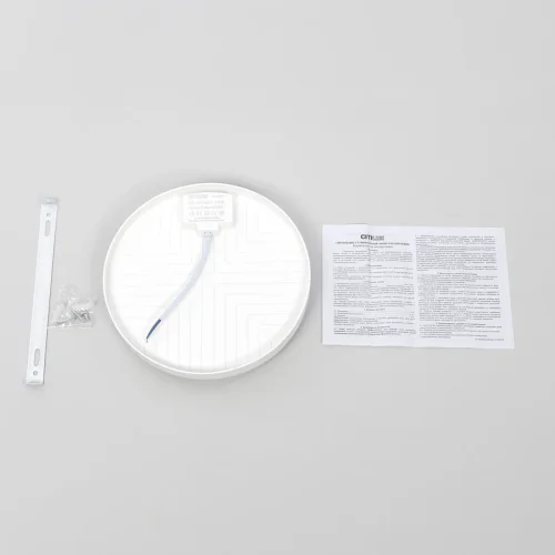 Светильник накладной LED Люмен CL707021 Citilux белый 1 лампа, основание белое в стиле современный круглый фото 6