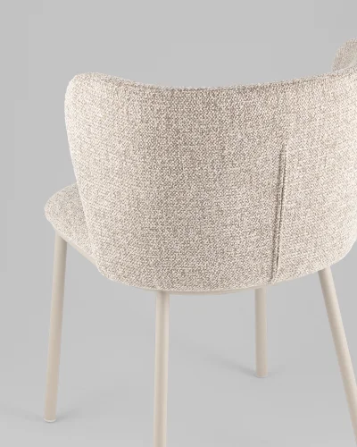 Стул Stag, светло-серый, серые ножки УТ000040245 Stool Group, серый/шенилл, ножки/металл/серый, размеры - *750**** фото 3