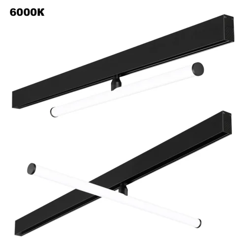Трековый светильник LED для низковольтного шинопровода Flum 359448 Novotech чёрный для шинопроводов серии Flum чёрный фото 4