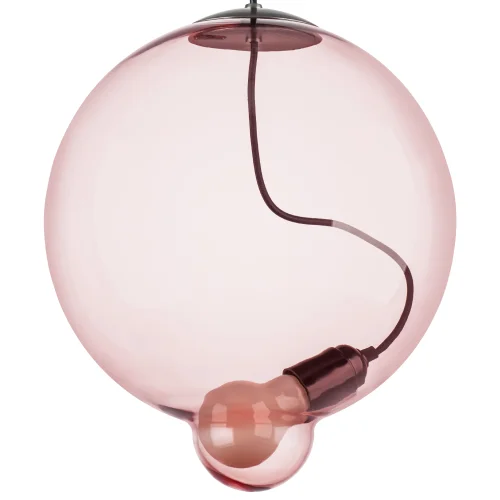 Светильник подвесной Colore 805302 Lightstar розовый 1 лампа, основание серое матовое хром никель в стиле арт-деко  фото 5